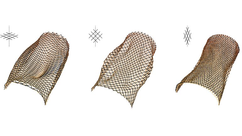 Topological Optimization of Elastically-bended Grid Shells