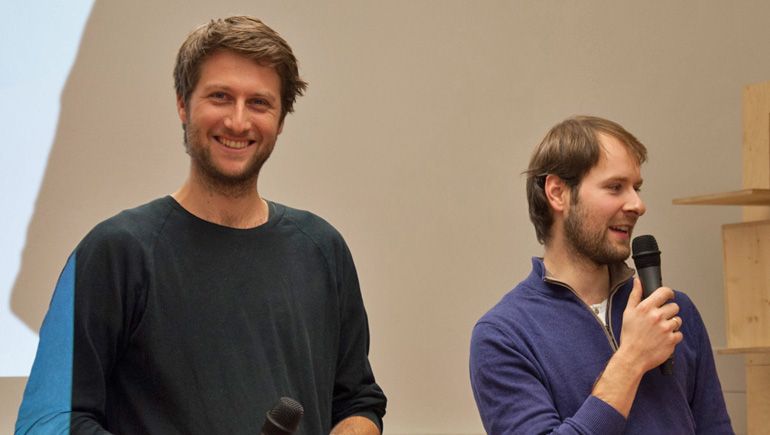 Jannis Hülsen and Stefan Schwabe curated the event and talked about “Xylinum cones – Exploration of a new culture of making”